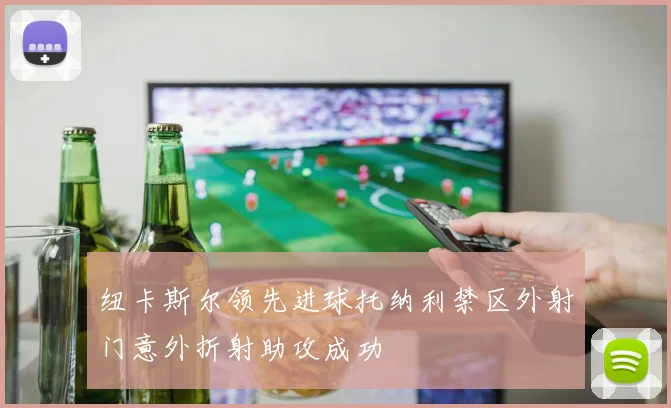 纽卡斯尔领先进球托纳利禁区外射门意外折射助攻成功